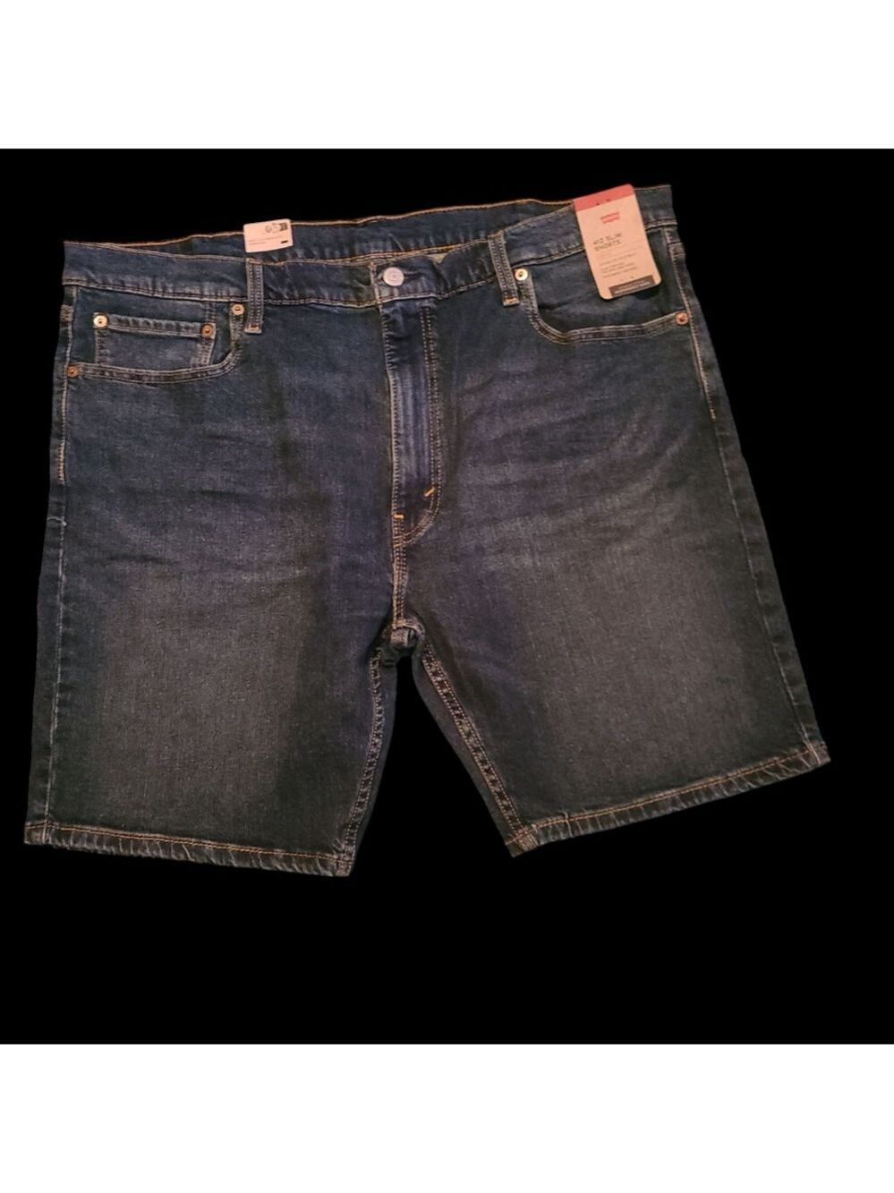 Levi's 412 Men's Blue Denim Slim Shorts Size 42x9